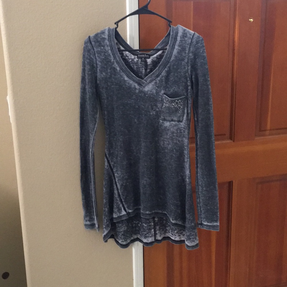 Long sleeved Tough Luv top.